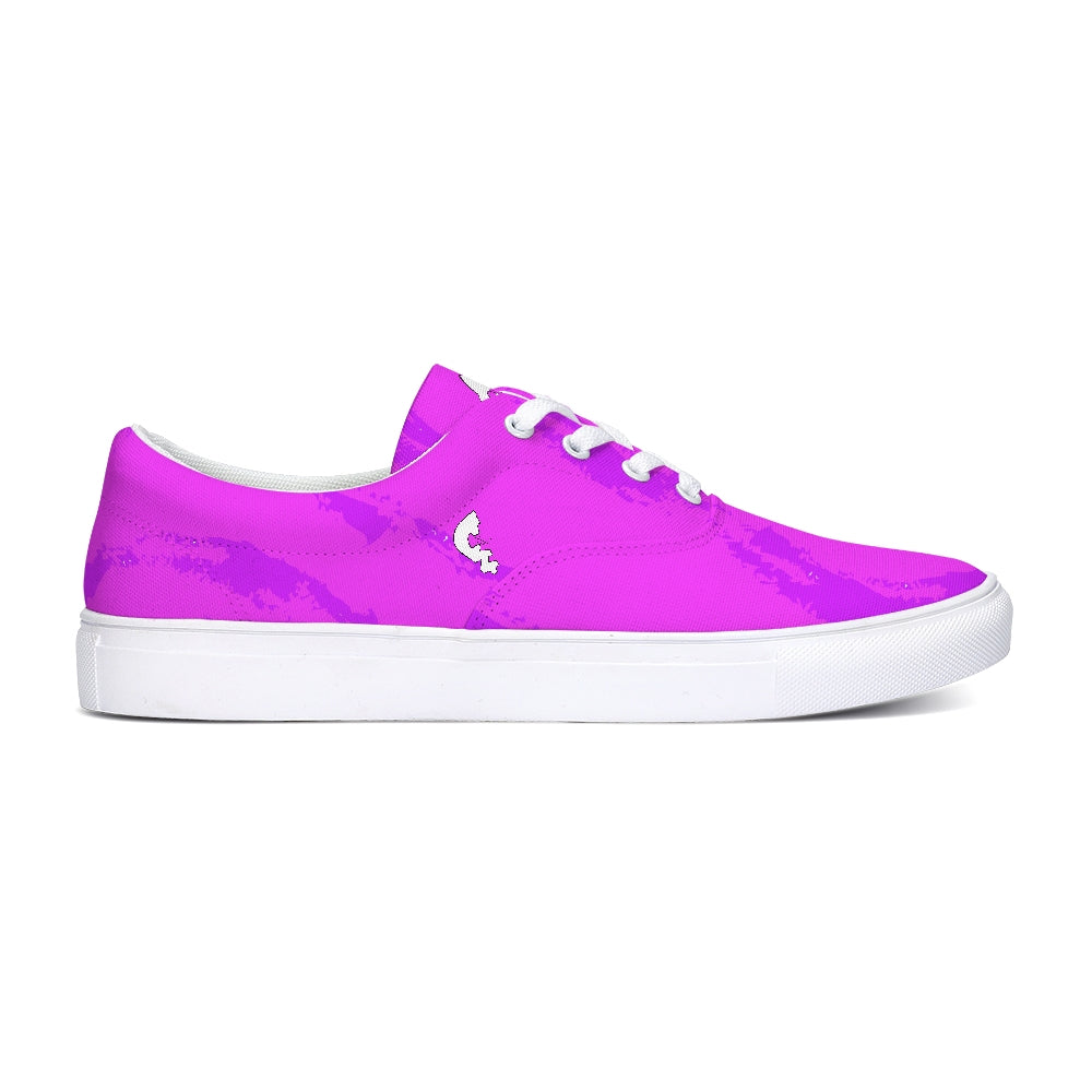 Cool'Az CoutUre Purpkle Deville Lace Up Canvas Shoe