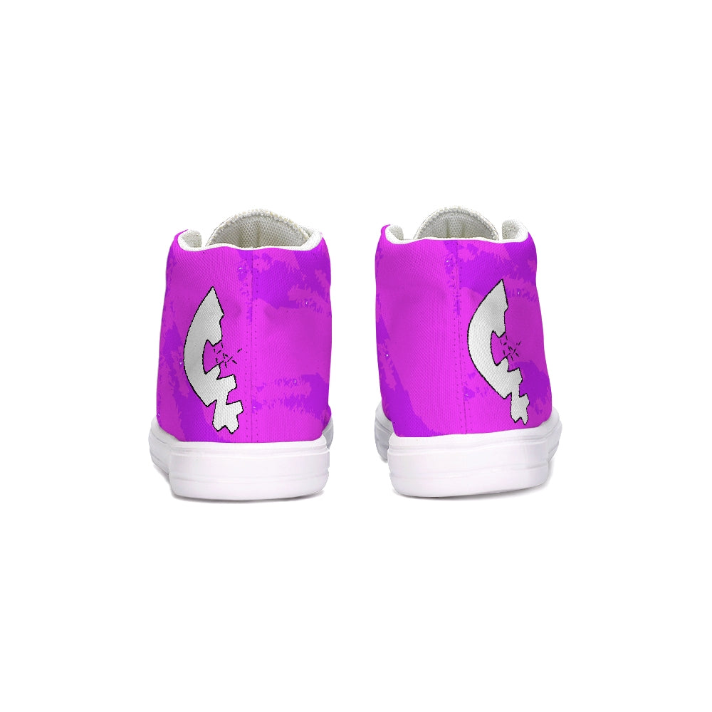 Cool'Az CoutUre Purpkle Deville Kids Hightop Canvas Shoe