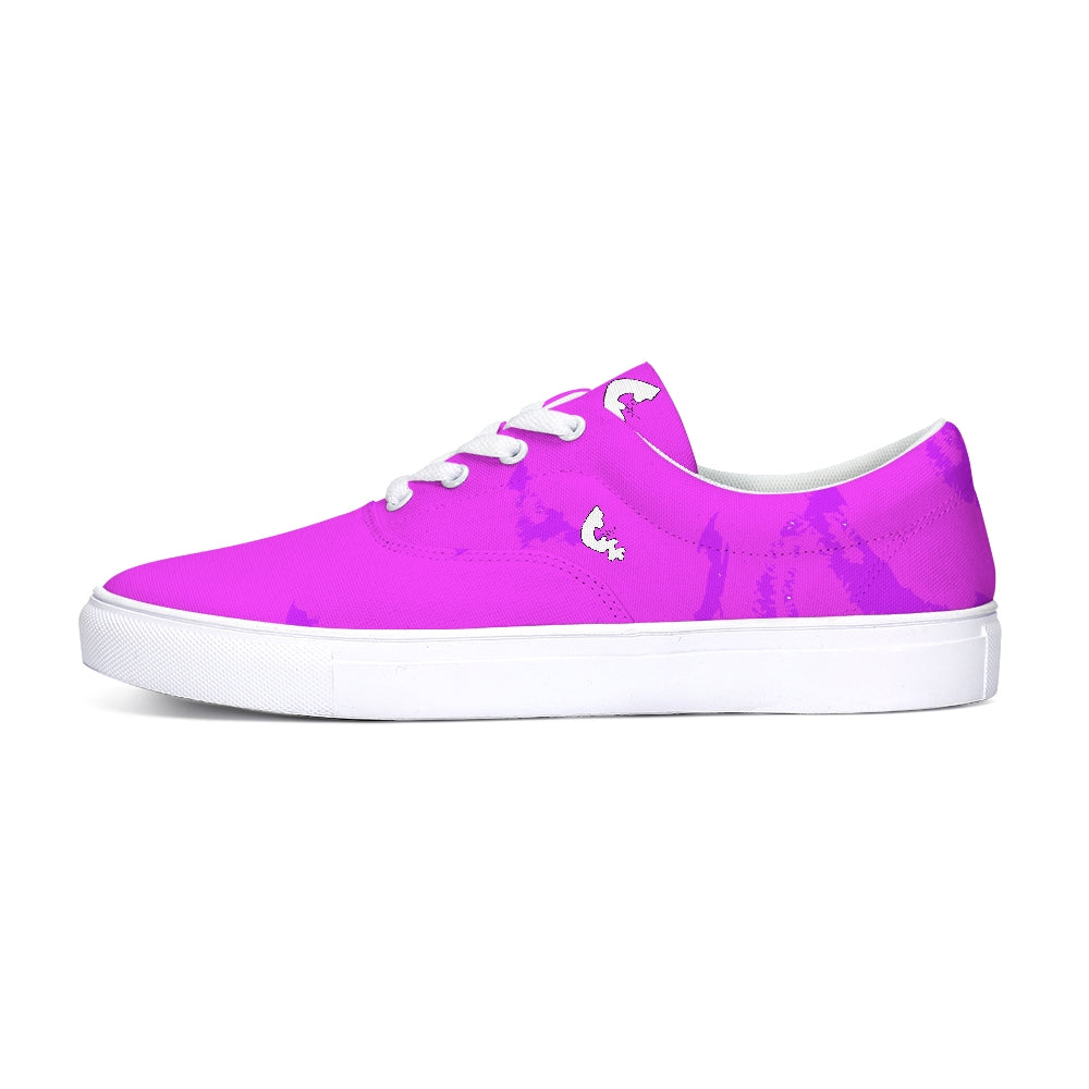 Cool'Az CoutUre Purpkle Deville Lace Up Canvas Shoe