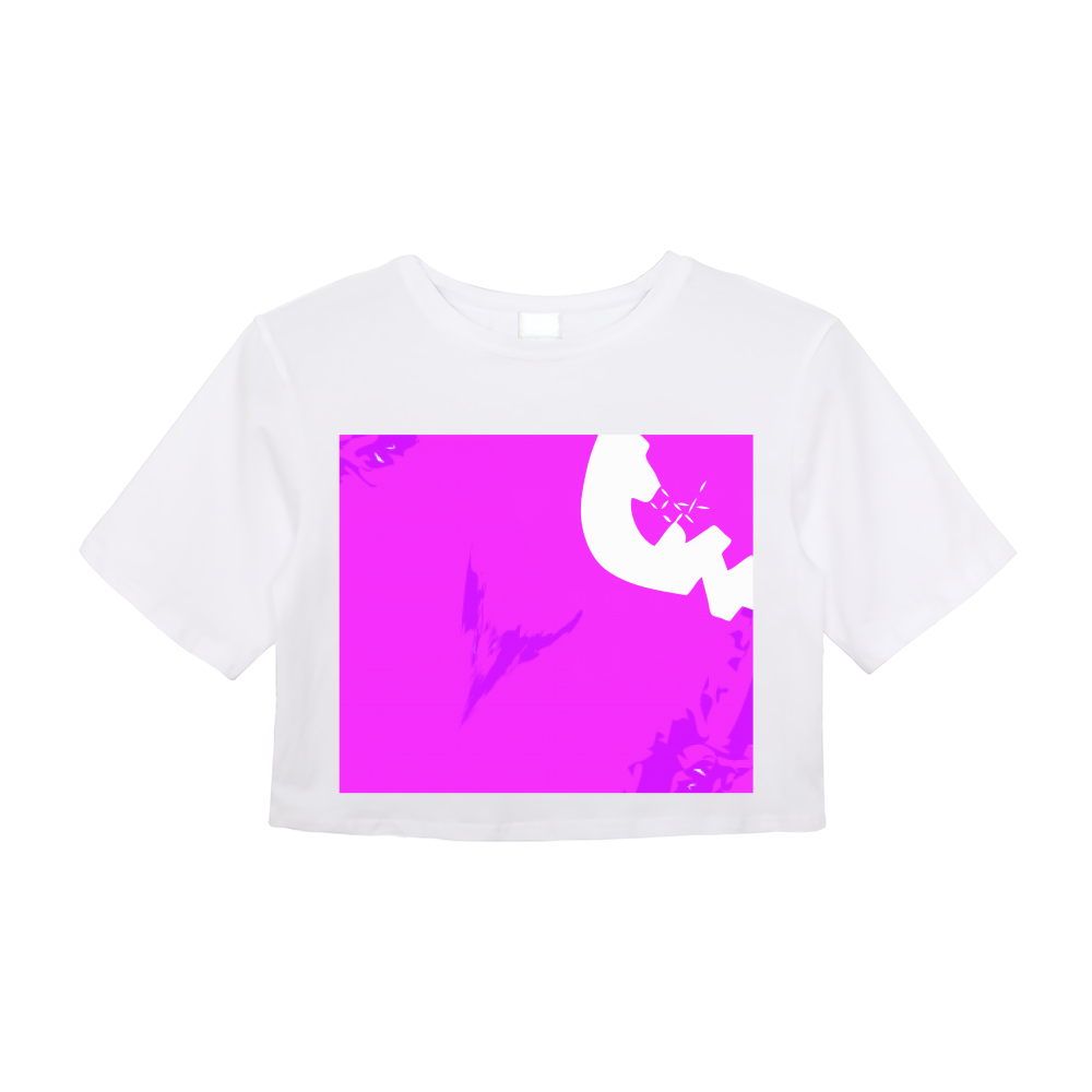 Cool'Az CoutUre Purpkle Deville Women's Cropped Tee