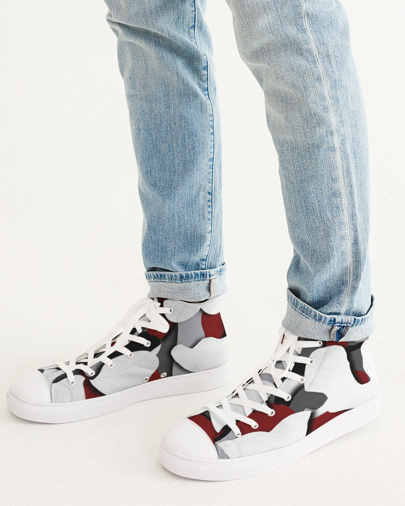 CZ CAMMO RED Men's Hightop Canvas Shoe