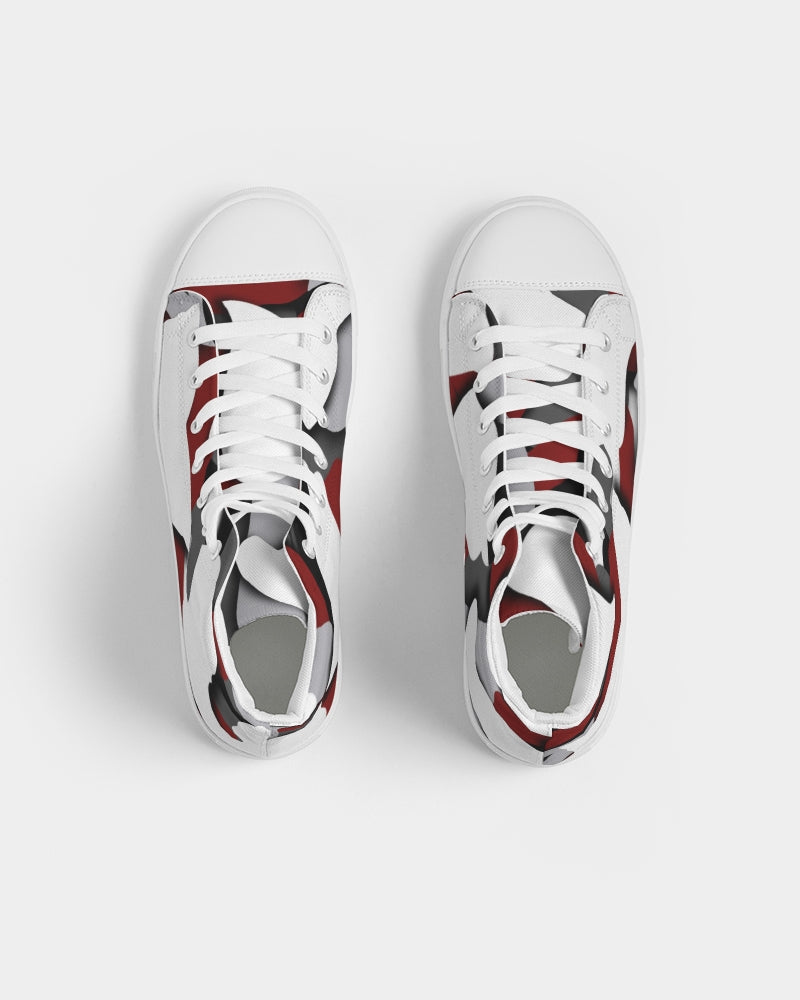 CZ CAMMO RED Men's Hightop Canvas Shoe