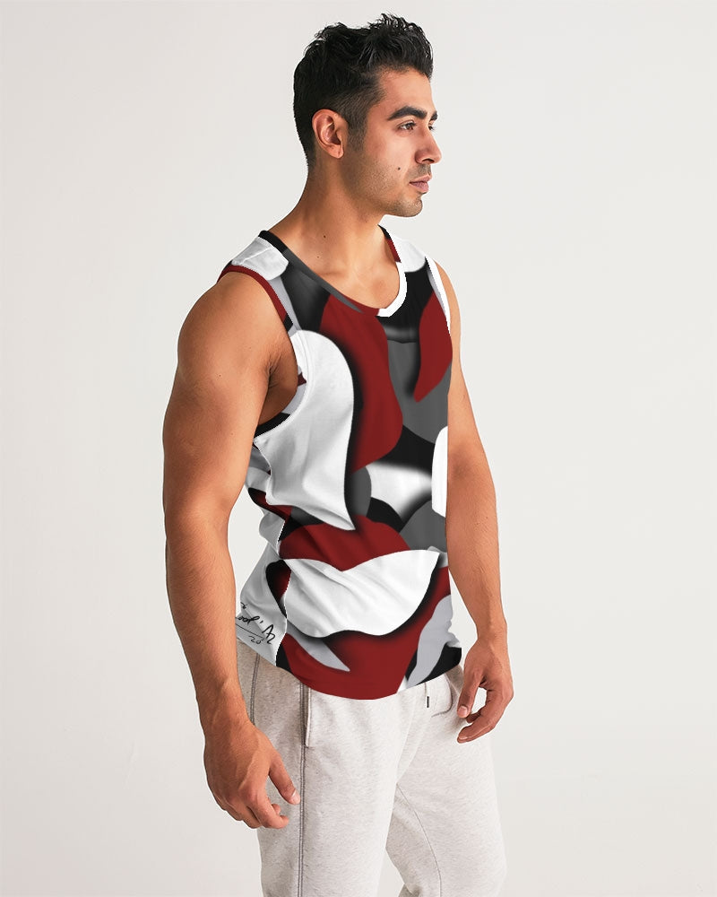 CZ CAMMO RED  Men's Sports Tank