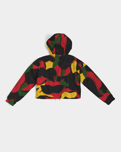 CZ Cammo WORTHY  Women's Cropped Windbreaker