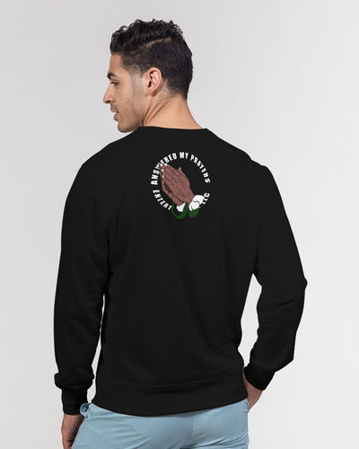 Answered My Prayers Ent. Men's Classic French Terry Crewneck Pullover