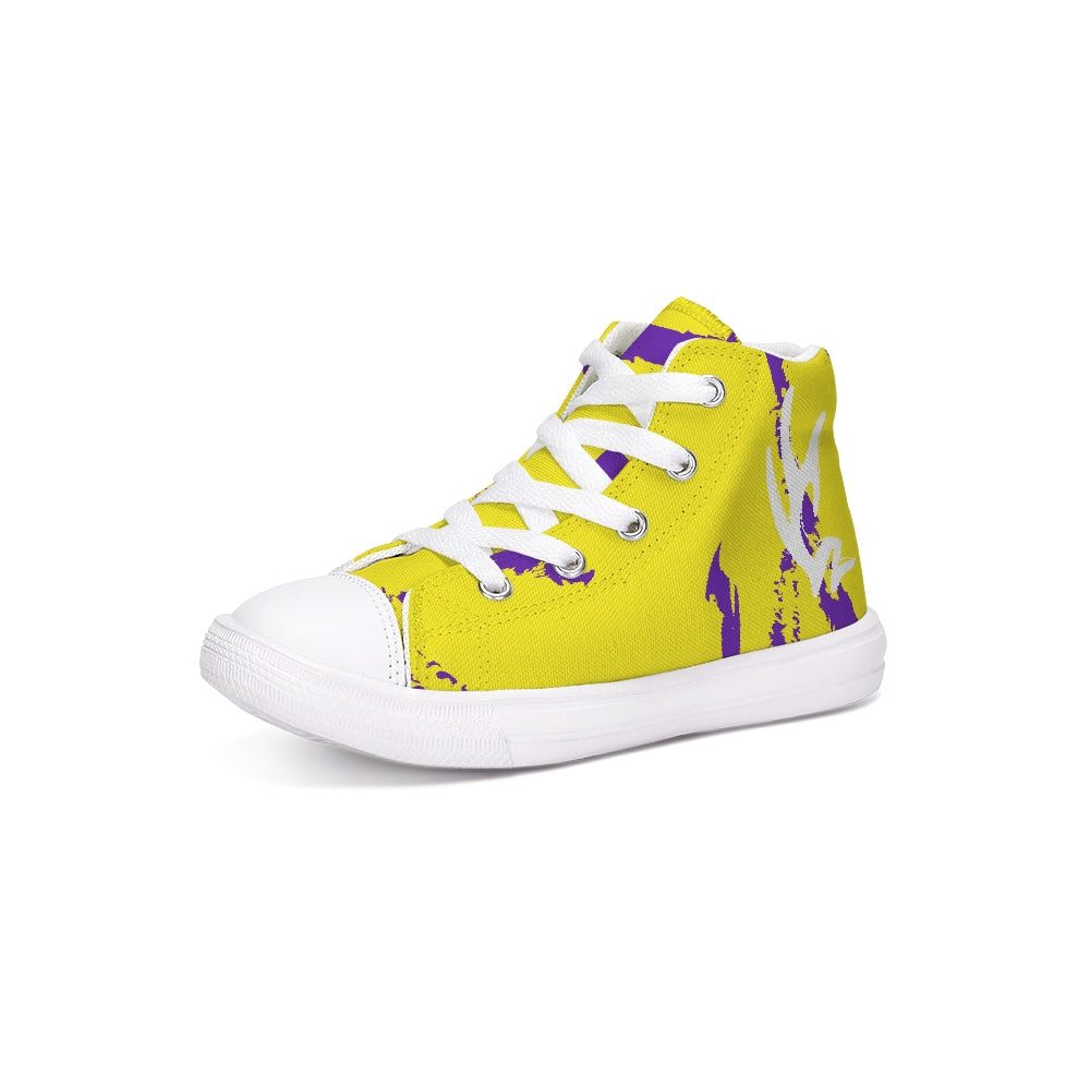 Cool'Az CoutUre Lakers Deville Kids Hightop Canvas Shoe