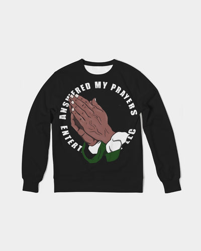 Answered My Prayers Ent. Men's Classic French Terry Crewneck Pullover