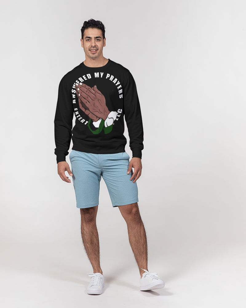 Answered My Prayers Ent. Men's Classic French Terry Crewneck Pullover