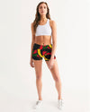CZ Cammo WORTHY  Women's Mid-Rise Yoga Shorts
