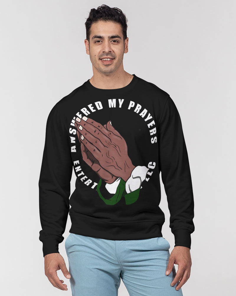 Answered My Prayers Ent. Men's Classic French Terry Crewneck Pullover