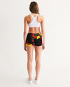 CZ Cammo WORTHY  Women's Mid-Rise Yoga Shorts