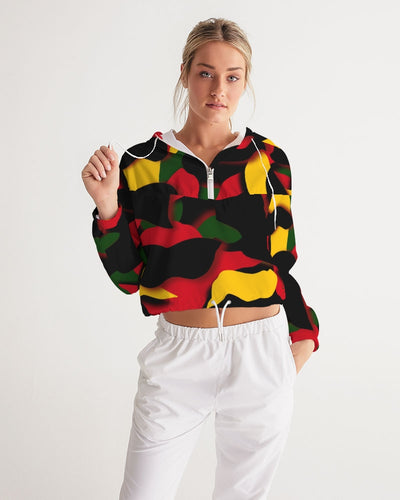 CZ Cammo WORTHY  Women's Cropped Windbreaker
