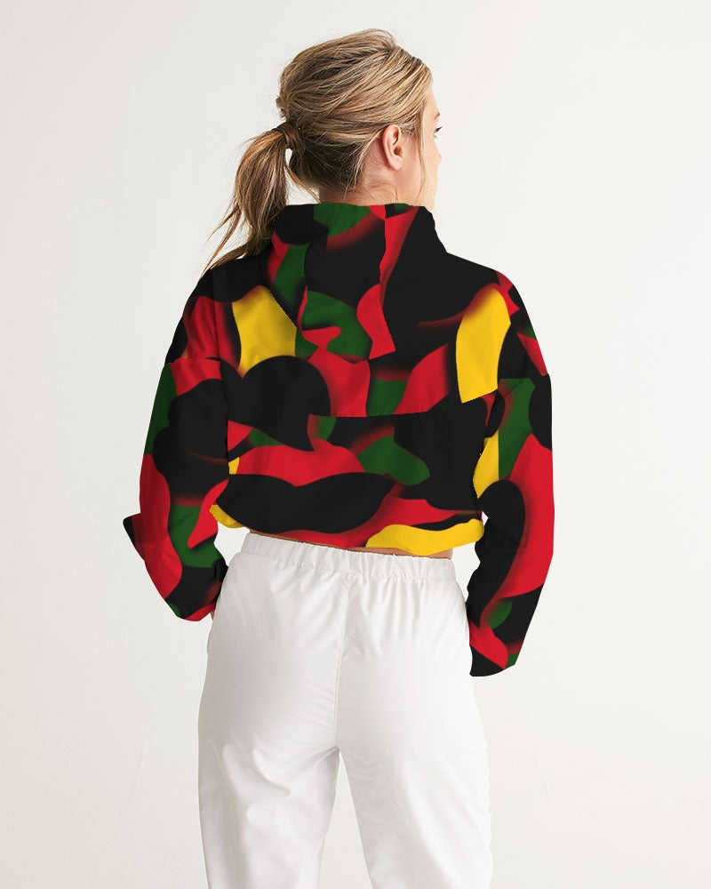 CZ Cammo WORTHY  Women's Cropped Windbreaker