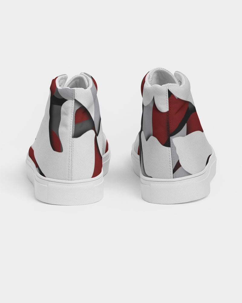 CZ CAMMO RED  Men's Hightop Canvas Shoe