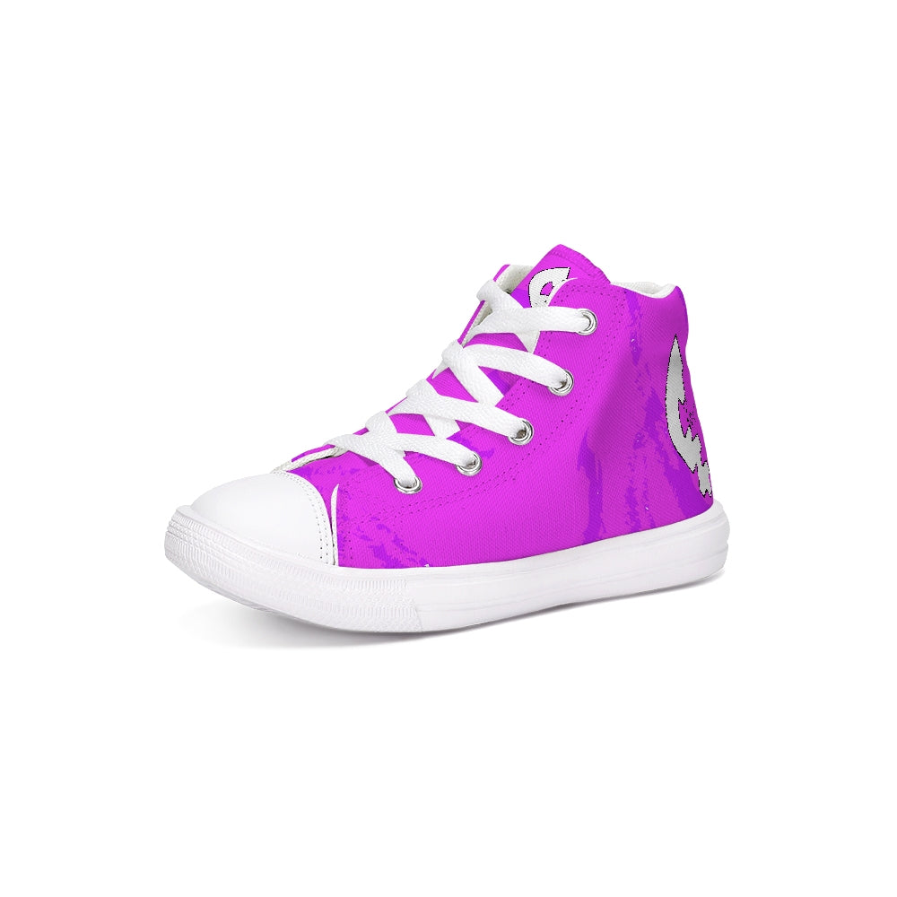 Cool'Az CoutUre Purpkle Deville Kids Hightop Canvas Shoe