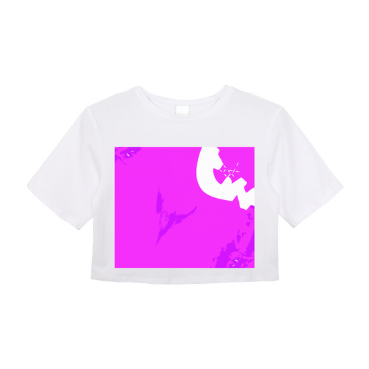 Cool'Az CoutUre Purpkle Deville Women's Cropped Tee