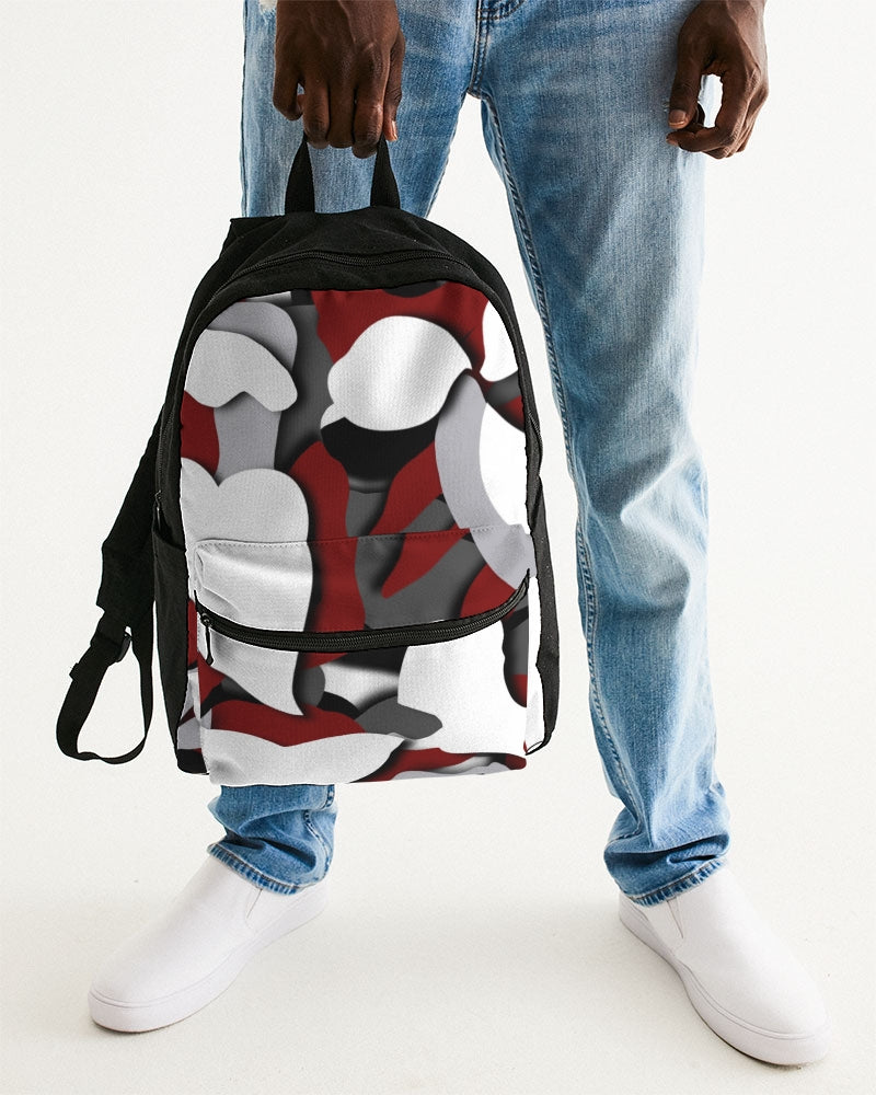 CZ CAMMO RED  Small Canvas Backpack