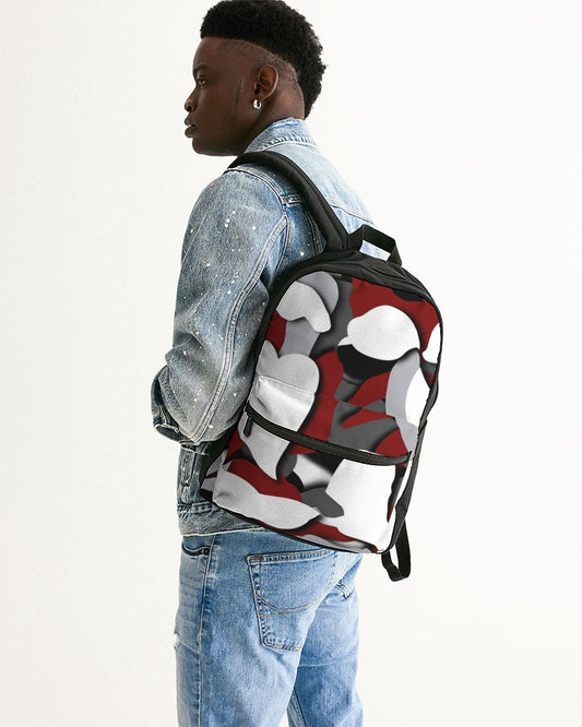 CZ CAMMO RED  Small Canvas Backpack