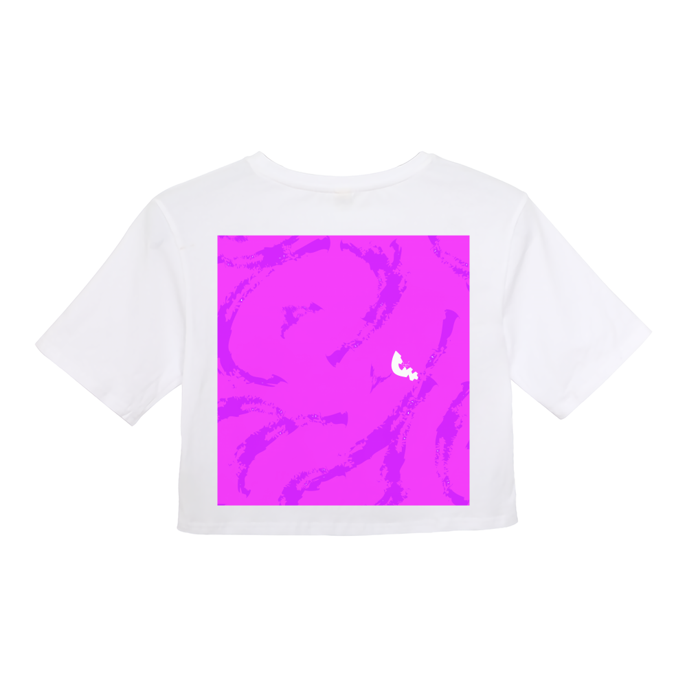 Cool'Az CoutUre Purpkle Deville Women's Cropped Tee