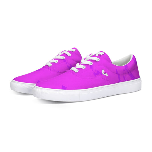 Cool'Az CoutUre Purpkle Deville Lace Up Canvas Shoe