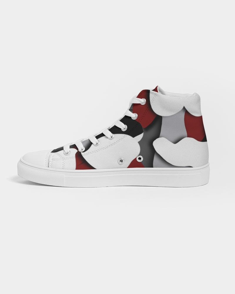 CZ CAMMO RED  Men's Hightop Canvas Shoe