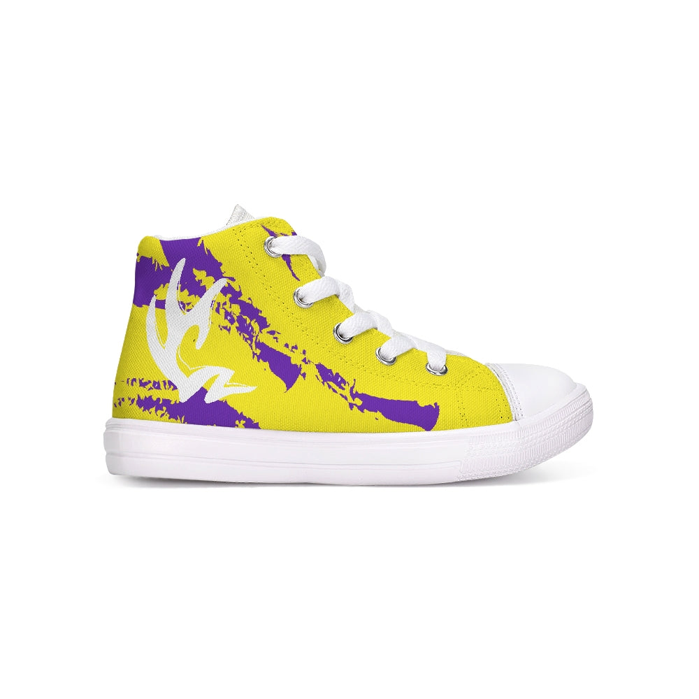 Cool'Az CoutUre Lakers Deville Kids Hightop Canvas Shoe