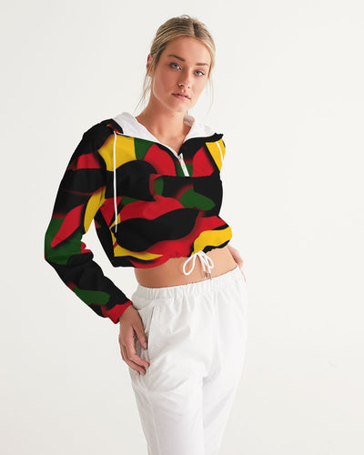 CZ Cammo WORTHY  Women's Cropped Windbreaker
