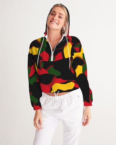 CZ Cammo WORTHY  Women's Cropped Windbreaker