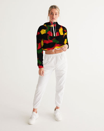 CZ Cammo WORTHY  Women's Cropped Windbreaker